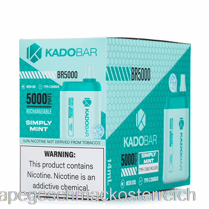[5er-Pack] Kado Bar BR5000 Einweg-Vape-Geschmack